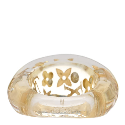 Louis Vuitton Resin Swarovski Inclusion Ring M 53 6.25 Transparent 3 of 5
