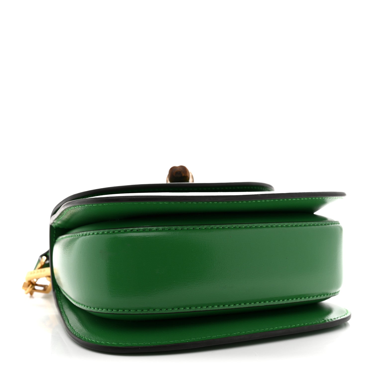 Gucci Boarded Dyana Lux Calfskin Web Mini Bamboo 1947 Top Handle Bag Spring Green 4 of 10