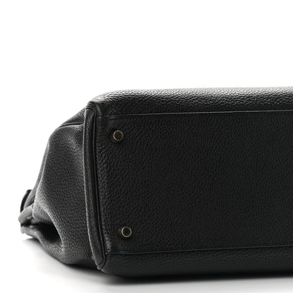 Hermes Taurillon Clemence Kelly Retourne 35 Black 8 of 9