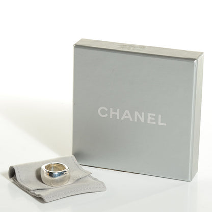 Chanel Sterling Silver Ring 6.25 5 of 5