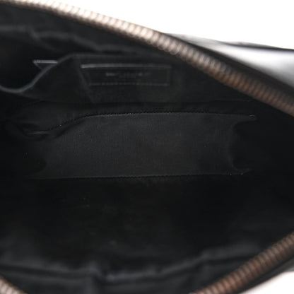 Saint Laurent Calfskin Matelasse Monogram Lou Camera Bag Black 5 of 9