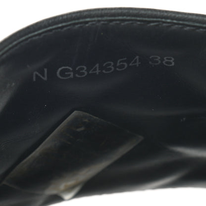 Chanel Lambskin Quilted CC Mules Sandals 38 Black 8 of 8