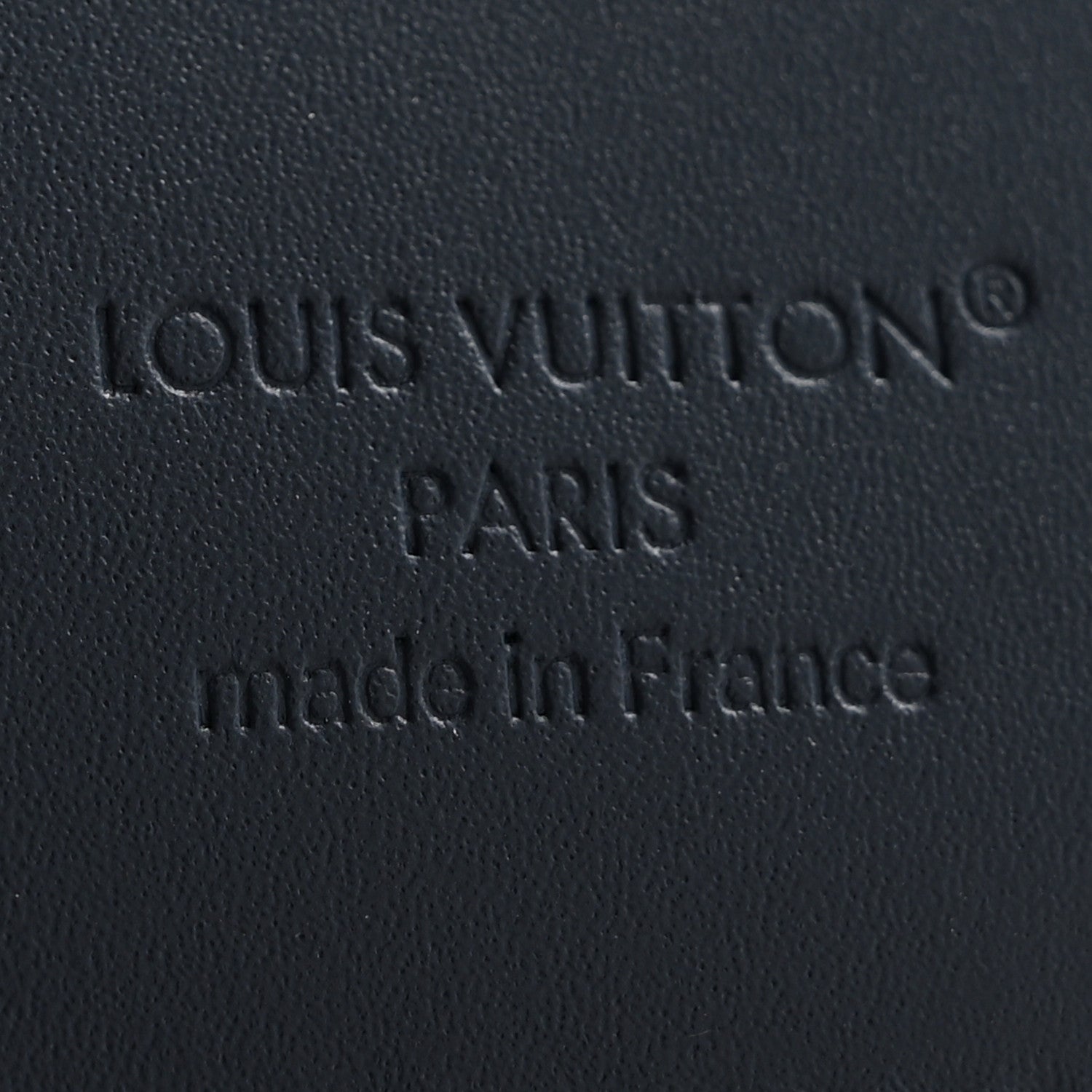 Louis Vuitton Calfskin Monogram Shadow Pocket Organizer Navy Blue White 6 of 6
