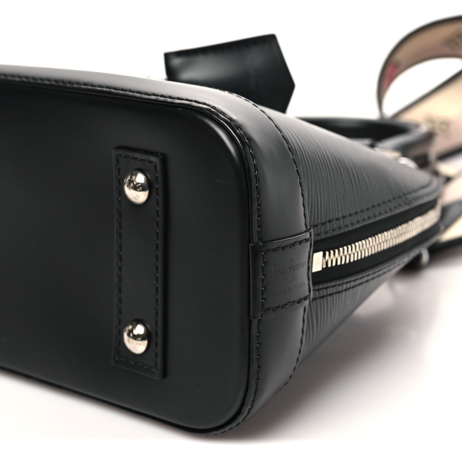 Louis Vuitton Epi Jacquard Alma BB Black 9 of 10