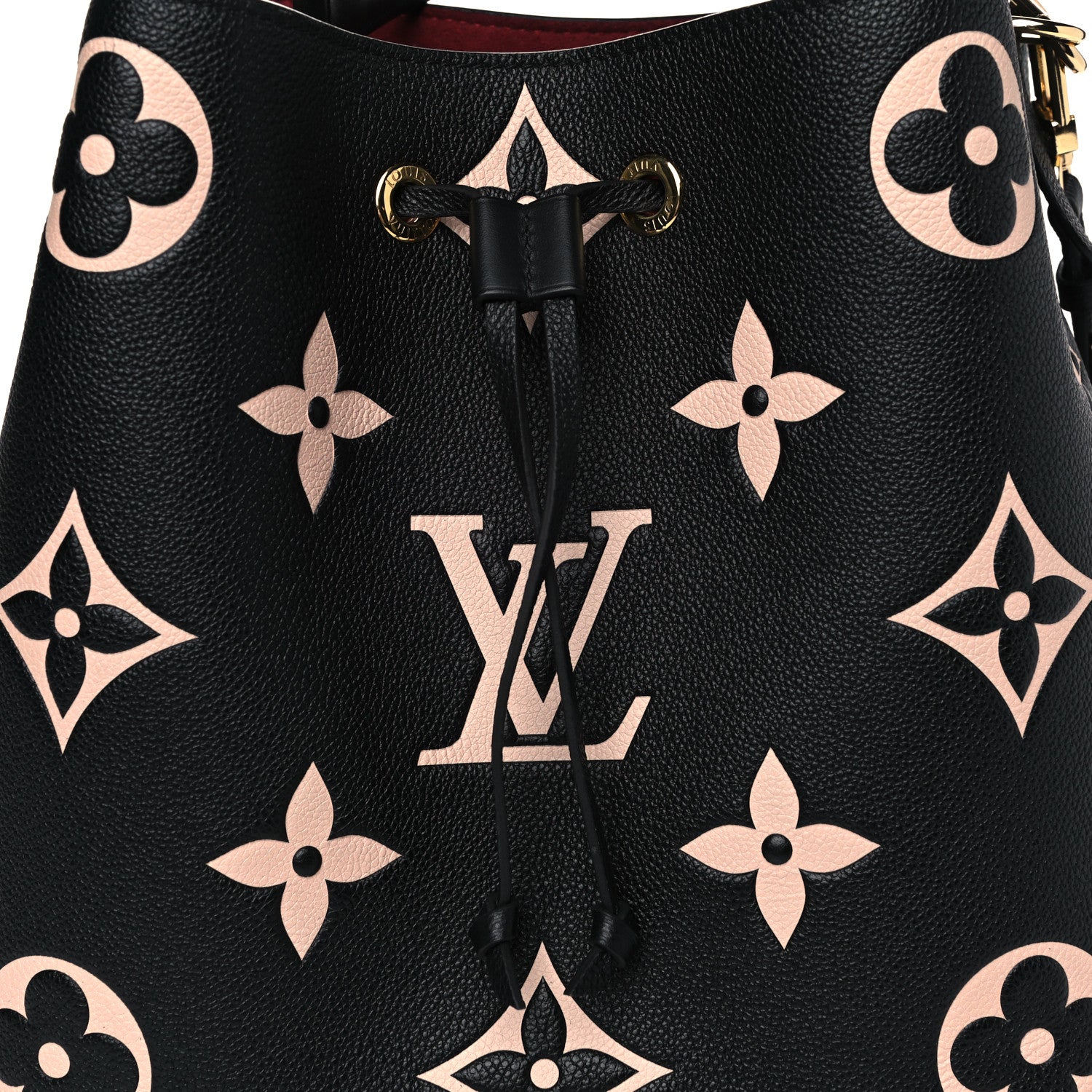 Louis Vuitton Empreinte Monogram Giant Neonoe MM Black Beige 9 of 14