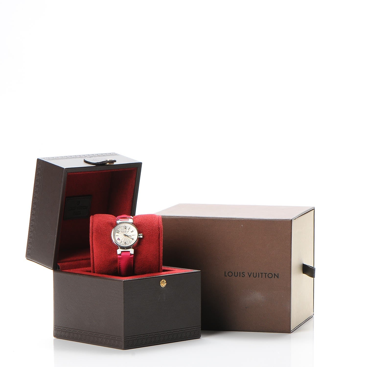 Louis Vuitton Stainless Steel Vernis 28mm Tambour Quartz Watch 11 of 11
