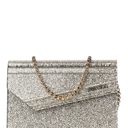 Jimmy Choo Acrylic Glitter Candy Clutch Champagne 8 of 14