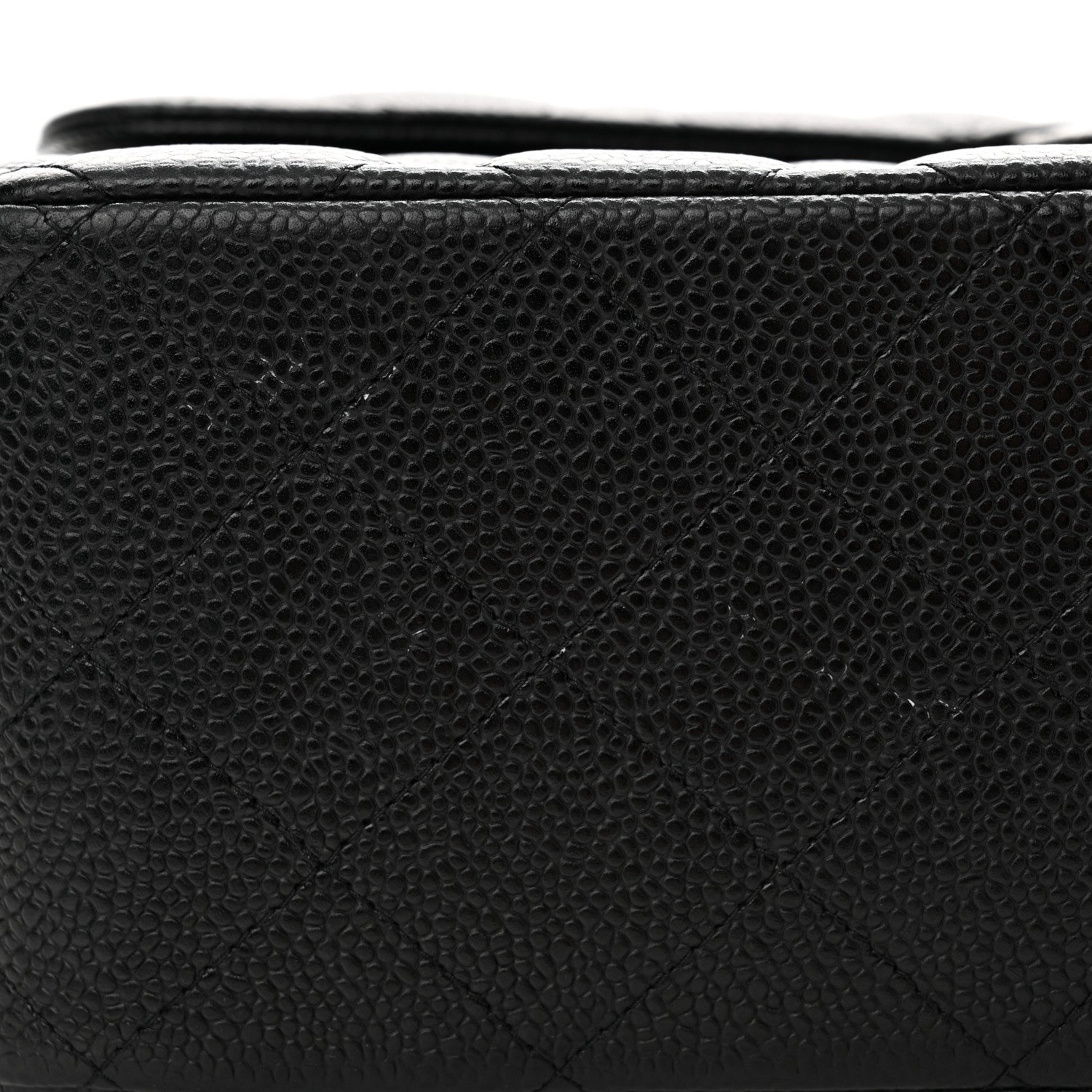 Chanel Caviar Quilted Jumbo Double Flap Black 12 of 13