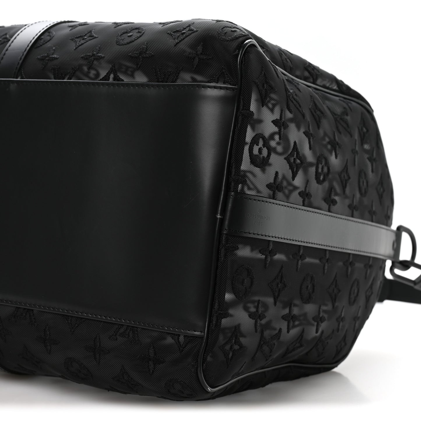 Monogram See Through Keepall Bandouliere 50 Black