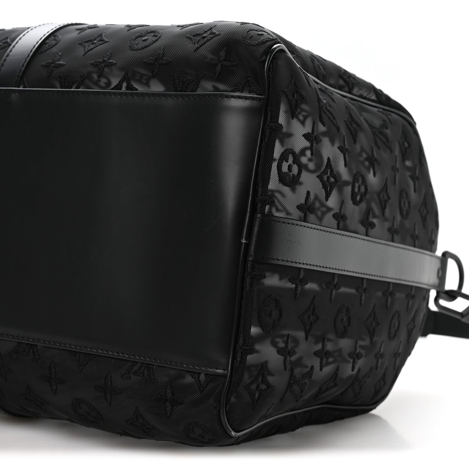 Louis Vuitton Monogram See Through Keepall Bandouliere 50 Black 8 of 8