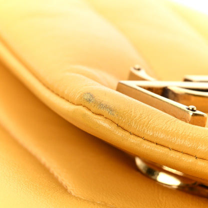 Saint Laurent Calfskin Y Quilted Monogram Small Loulou Chain Satchel Sunflower 9 of 9