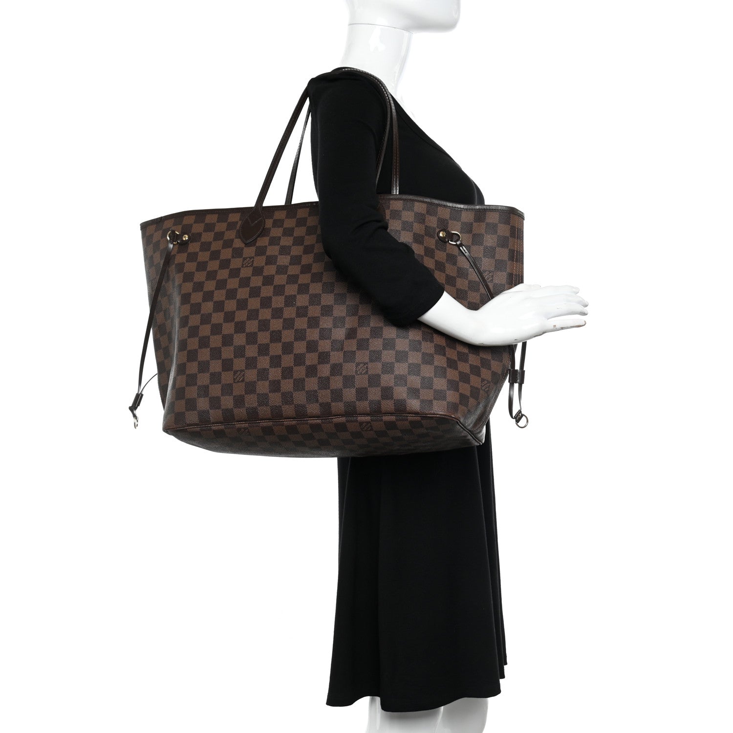 Louis Vuitton Damier Ebene Neverfull GM 2 of 20