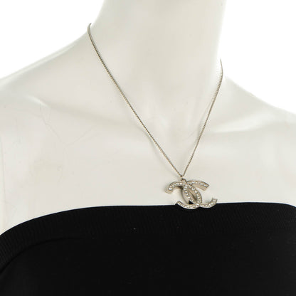 Chanel Crystal Large CC Necklace Gold 2 of 3