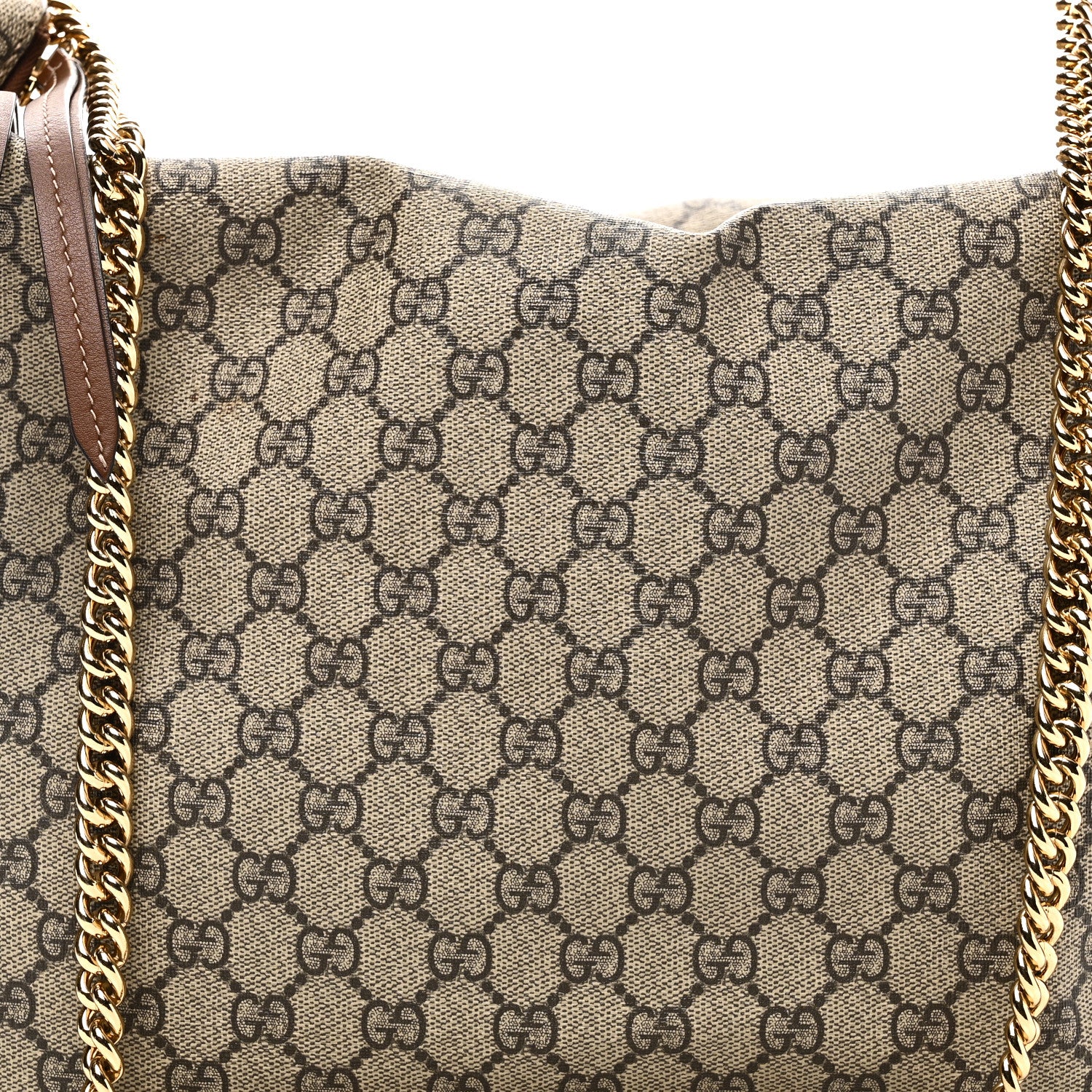 Gucci GG Supreme Monogram Large Linea A Hobo Light Brown 8 of 11