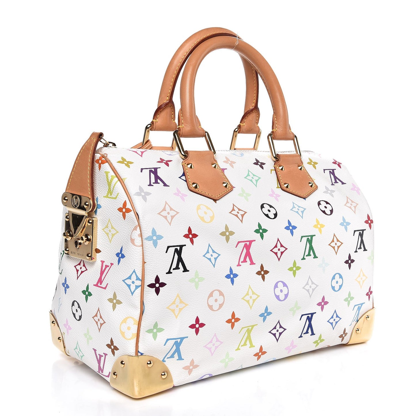 Monogram Multicolor Speedy 30 White