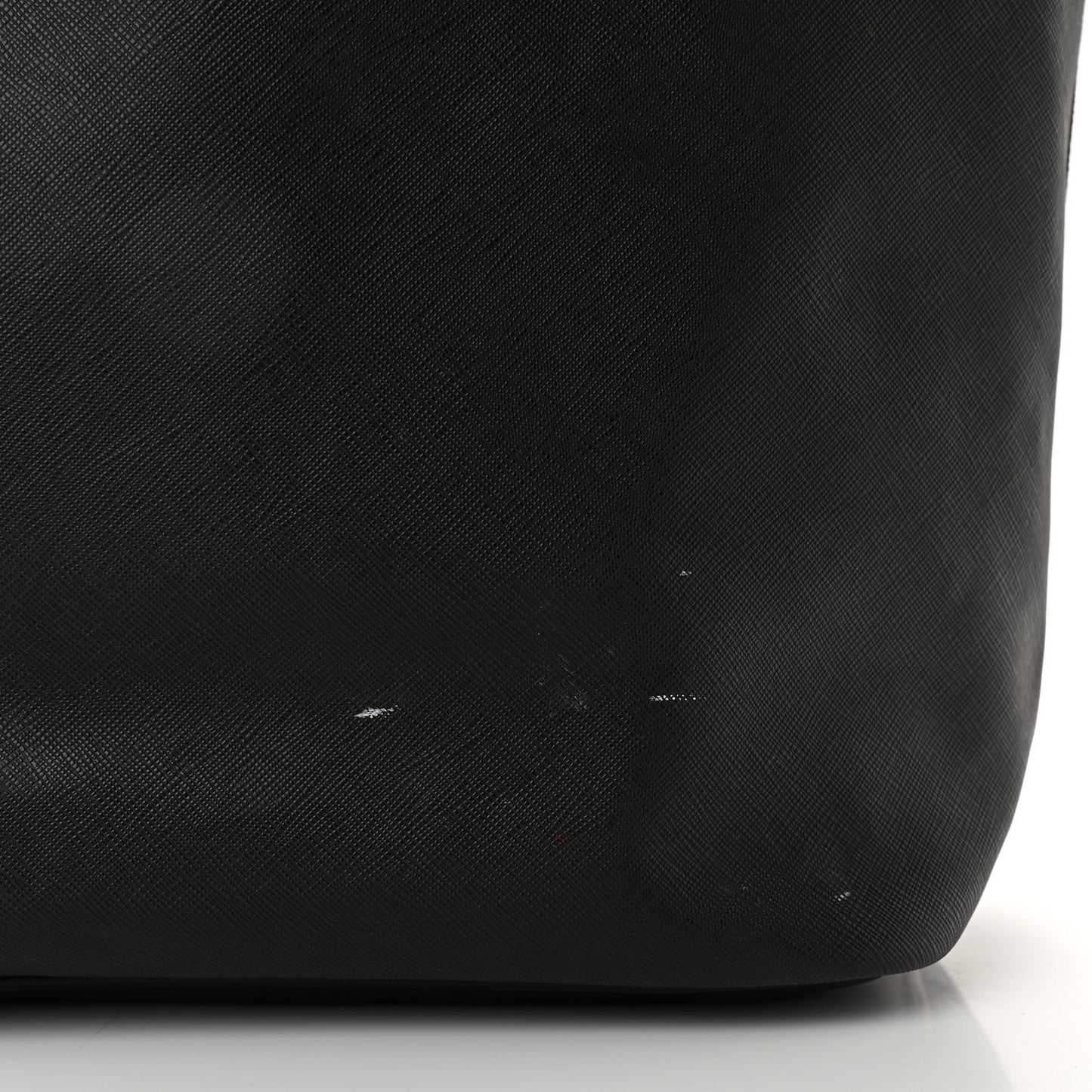 Textured Coated Canvas Rottweiler Print Large Antigona Tote Black