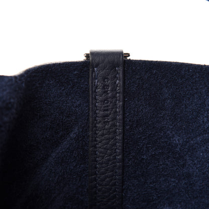 Hermes Taurillon Clemence Picotin Lock 18 PM Bleu Nuit 13 of 15