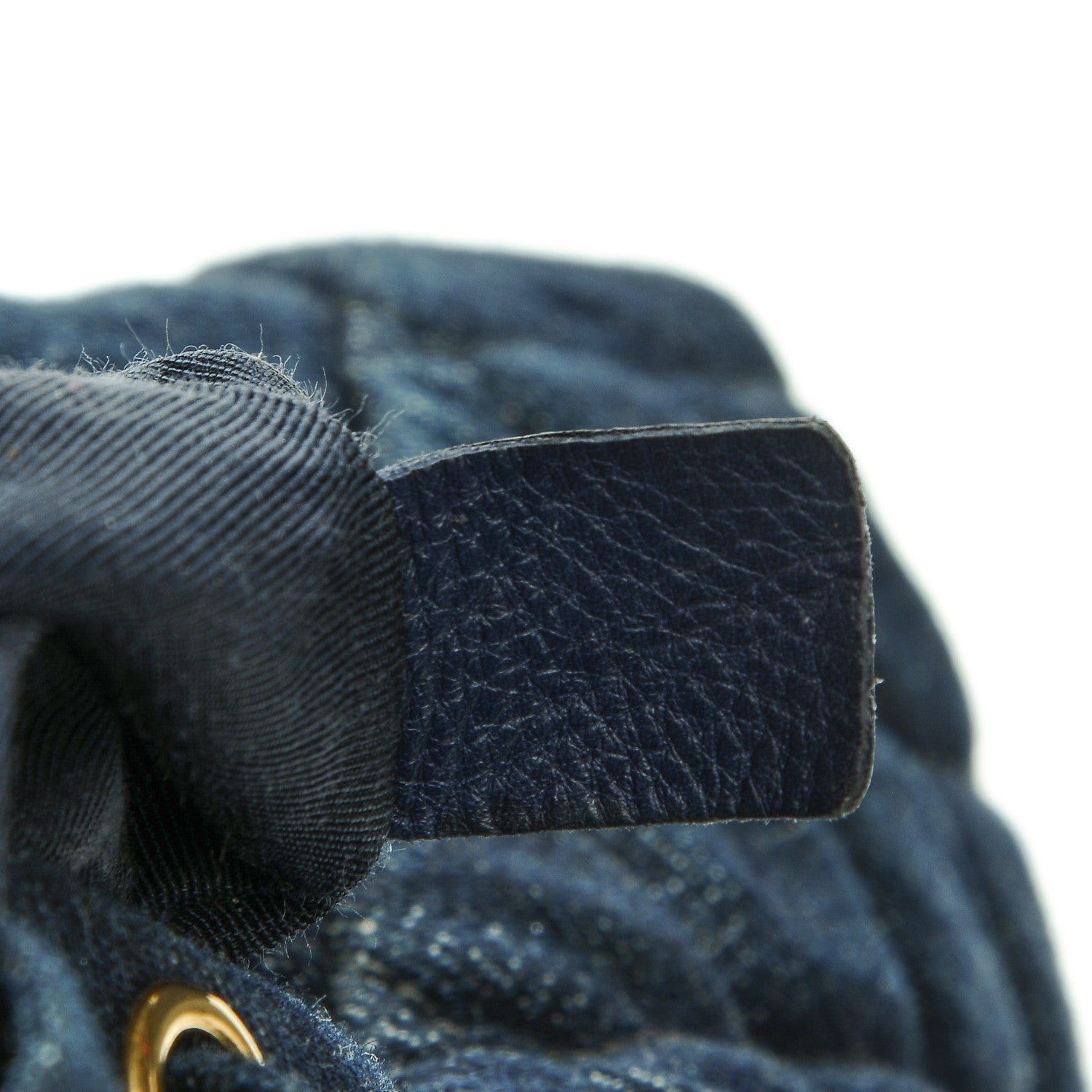 Chanel Washed Denim Quilted Large Urban Spirit Backpack Dark Blue 9 of 10