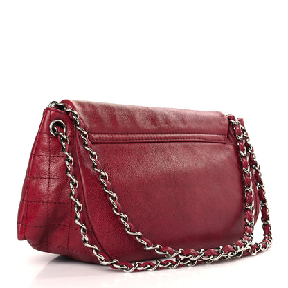 Chanel Caviar Large Half Moon Flap Red 3 of 8