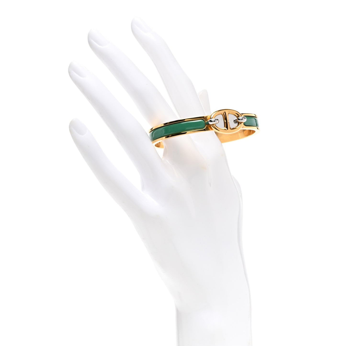 Enamel Mini Farandole Clic Chaine D'Ancre Bracelet Vert Flamboyant