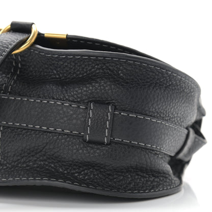 Chloe Calfskin Mini Marcie Round Crossbody Bag Black 9 of 9