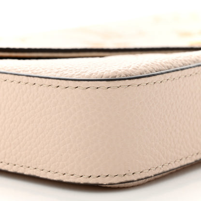 Louis Vuitton Empreinte Monogram Giant By The Pool Felicie Pochette Chain Wallet Cream Saffron 9 of 11