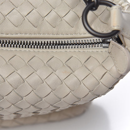 Bottega Veneta Nappa Intrecciato Small Shoulder Bag White 14 of 15