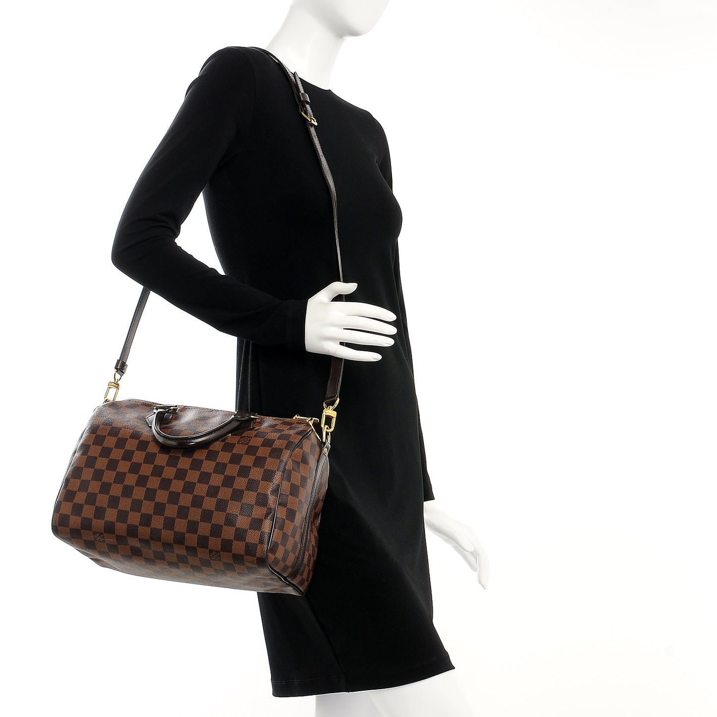 Damier Ebene Speedy Bandouliere 30