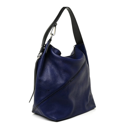 Proenza Schouler Pebbled Calfskin Medium Zip Hobo Blue 3 of 16