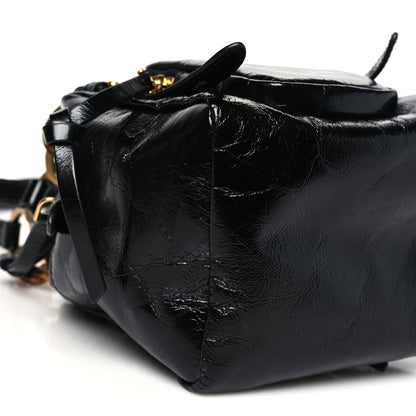 Prada Soft Lux Calfskin Mini Dangle Top Handle Bag Black 9 of 11