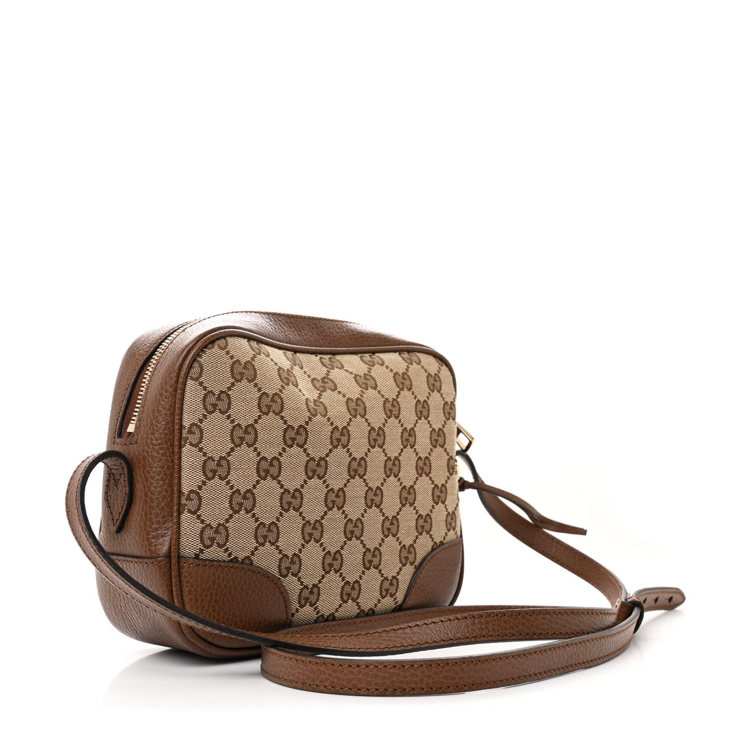 Monogram Mini Bree Messenger Bag Beige Tabacco