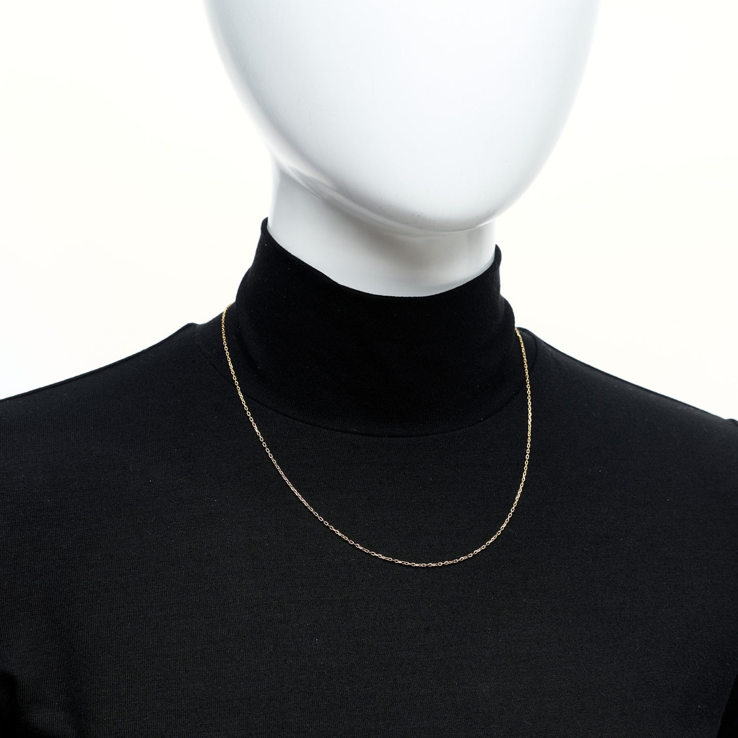 18K Yellow Gold Chain Necklace