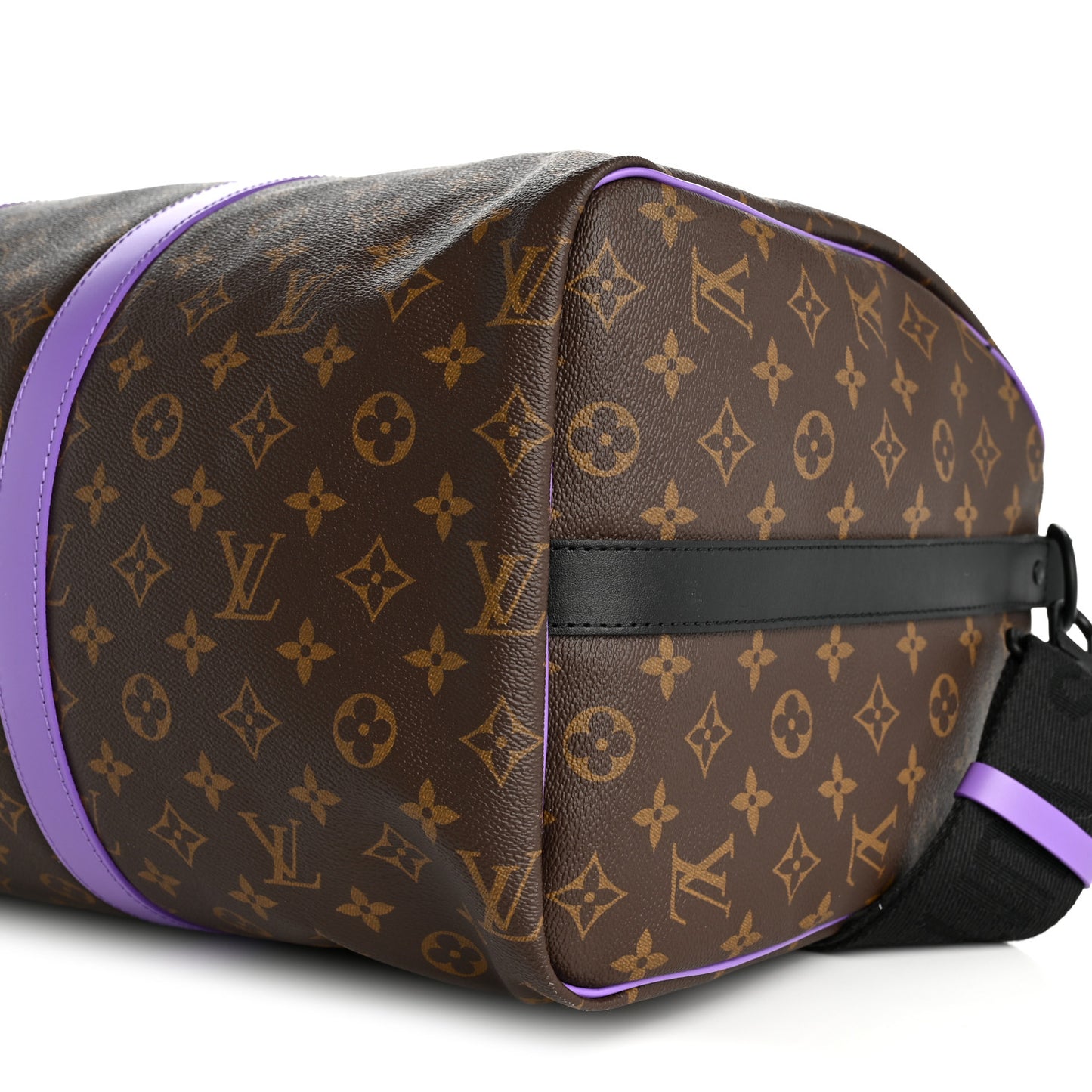 Monogram Macassar LV Colormania Keepall Bandouliere 50 Purple