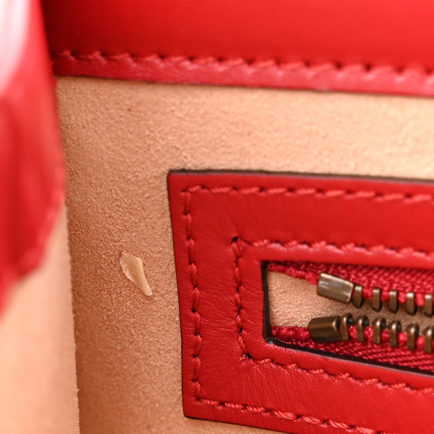 Gucci Calfskin Sylvie Web Small Queen Margaret Top Handle Bag Red 11 of 13
