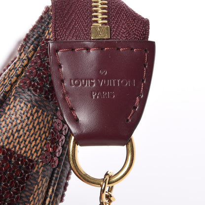 Louis Vuitton Damier Paillettes Mini Pochette Accessories Red 5 of 8