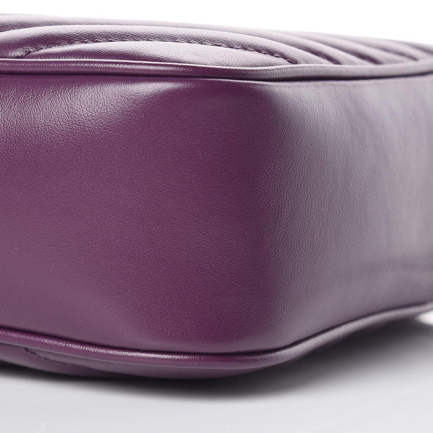 Calfskin Matelasse Monogram Lou Camera Bag Purple