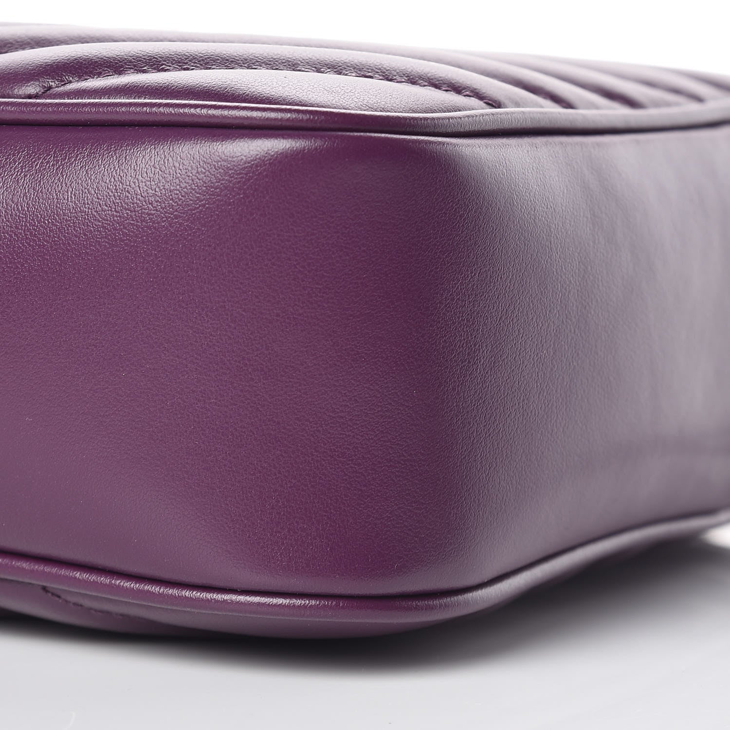 Saint Laurent Calfskin Matelasse Monogram Lou Camera Bag Purple 9 of 10
