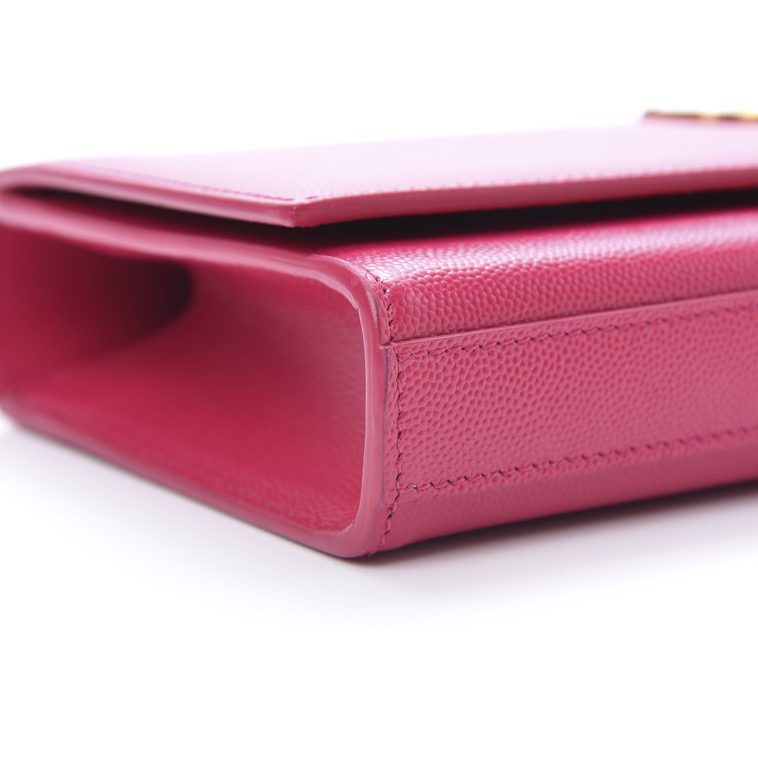 Saint Laurent Grain De Poudre Classic Monogram Cassandre Clutch Lipstick Fuchsia 8 of 10