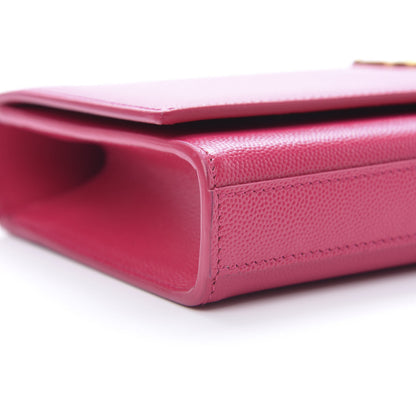 Saint Laurent Grain De Poudre Classic Monogram Cassandre Clutch Lipstick Fuchsia 8 of 10