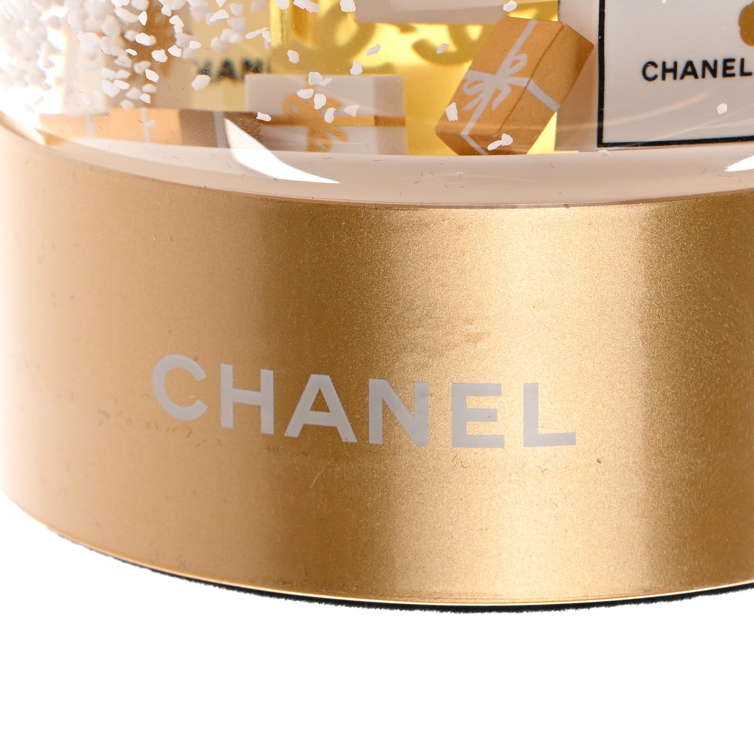 Chanel Glass N°5 Perfume Bottle Snow Globe 7 of 8