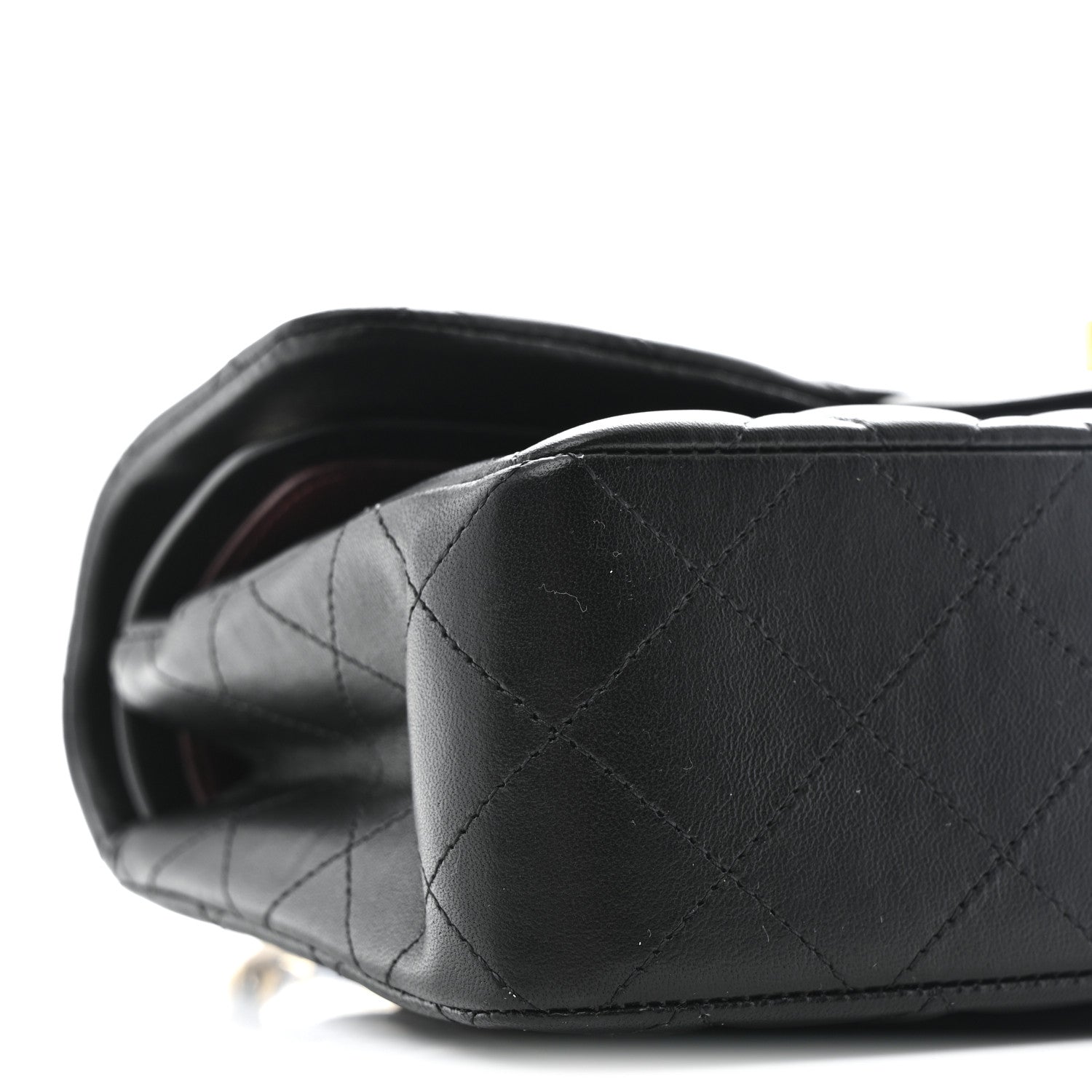 Chanel Lambskin Quilted Small Double Flap Black 9 of 10