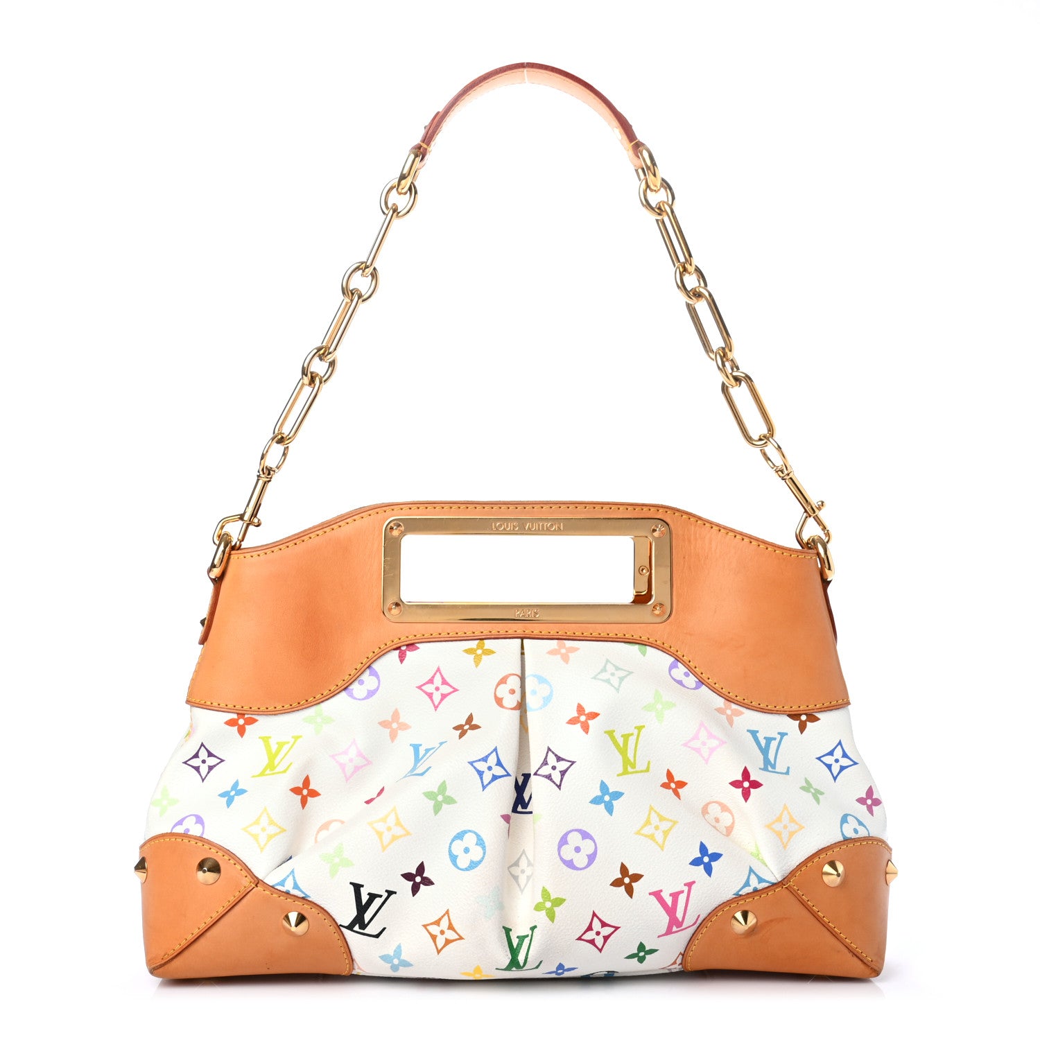 Louis Vuitton Monogram Multicolor Judy MM White 1 of 10