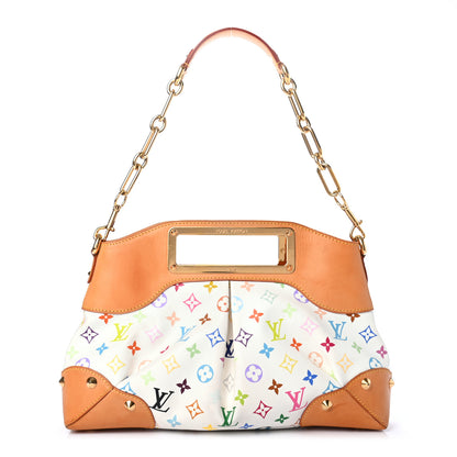 Louis Vuitton Monogram Multicolor Judy MM White 1 of 10