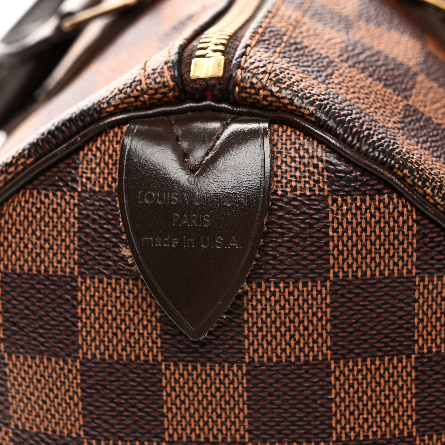 Louis Vuitton Damier Ebene Speedy 30 6 of 9