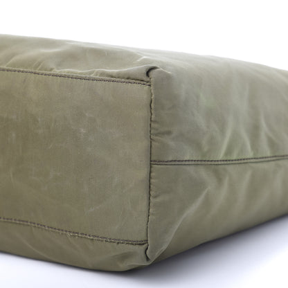 Prada Tessuto Nylon Tote Loden 10 of 14