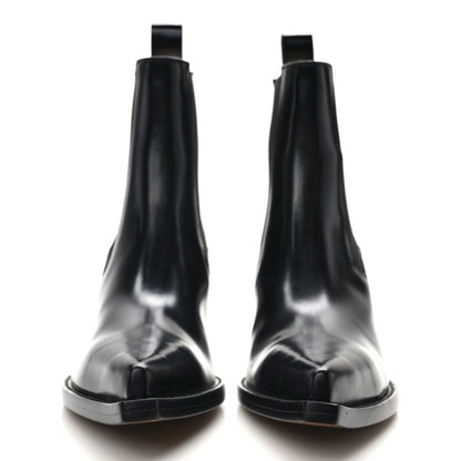 Bottega Veneta Calfskin Lean Boots 37.5 Black 2 of 7
