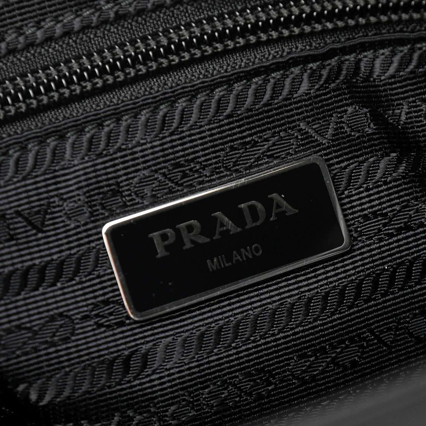 Tessuto Nylon Messenger Bag Black