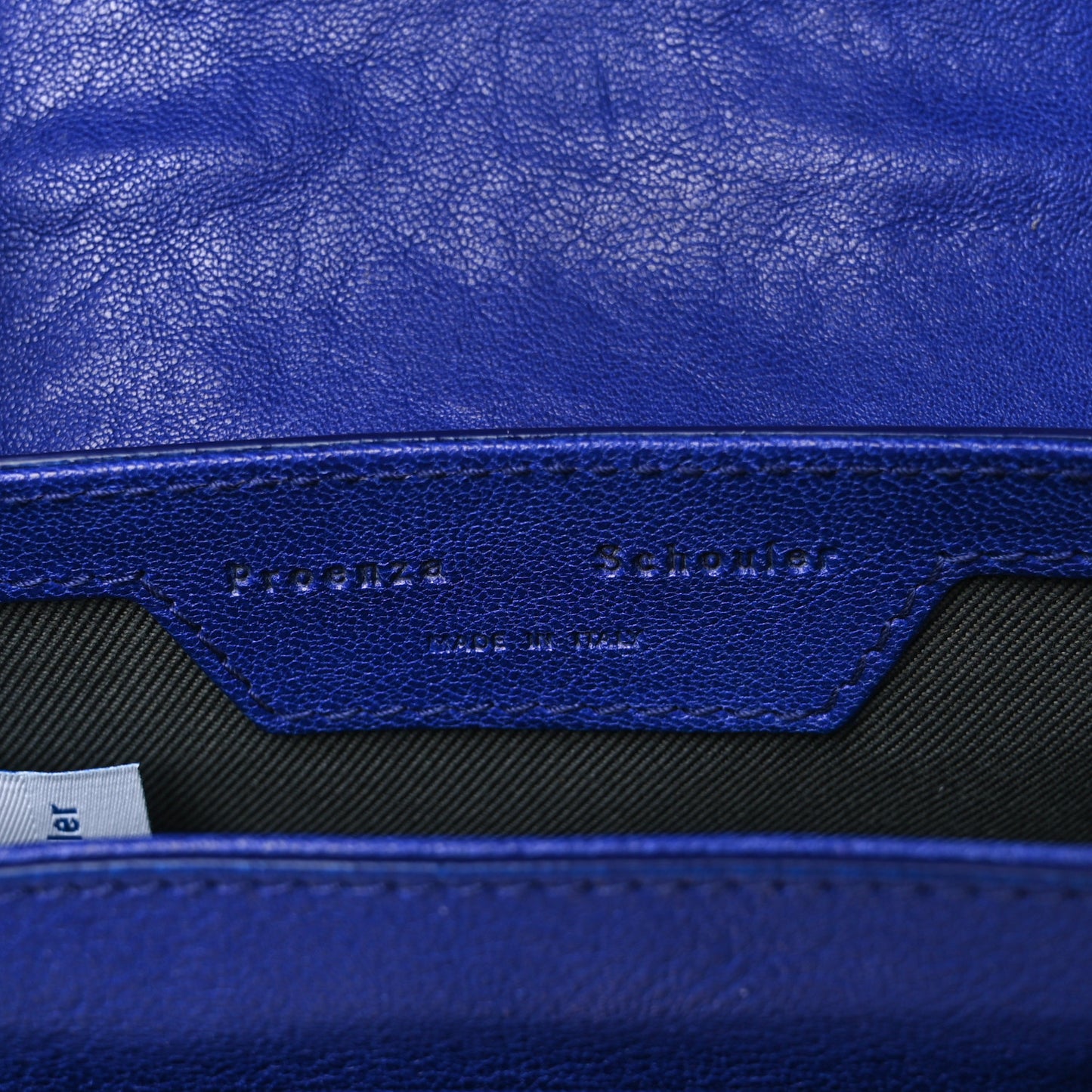 Lambskin Micro PS1 Satchel Sapphire