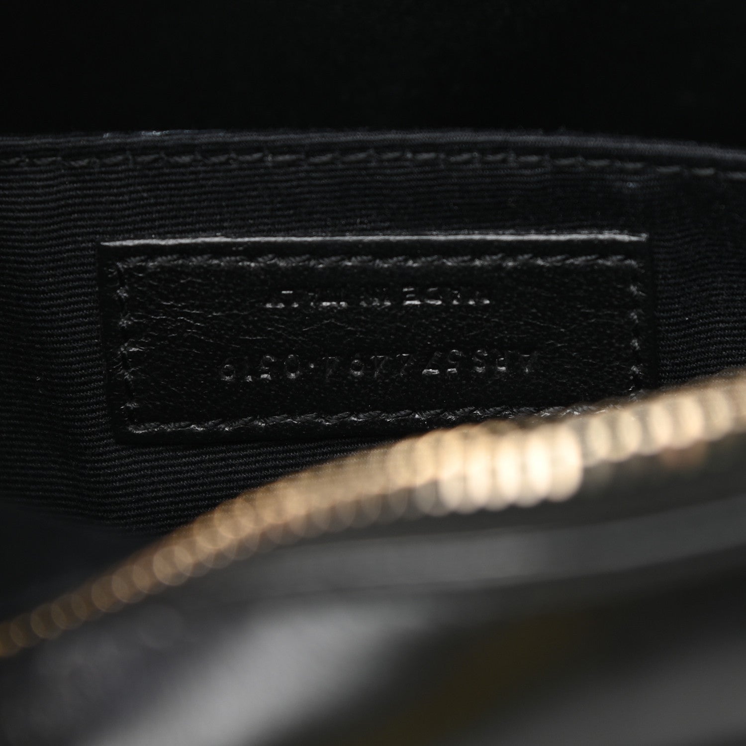 Saint Laurent Calfskin Matelasse Monogram Lou Camera Bag Black 7 of 11