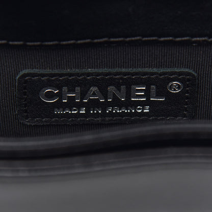 Chanel Calfskin Enchained New Medium Boy Flap Black 6 of 9
